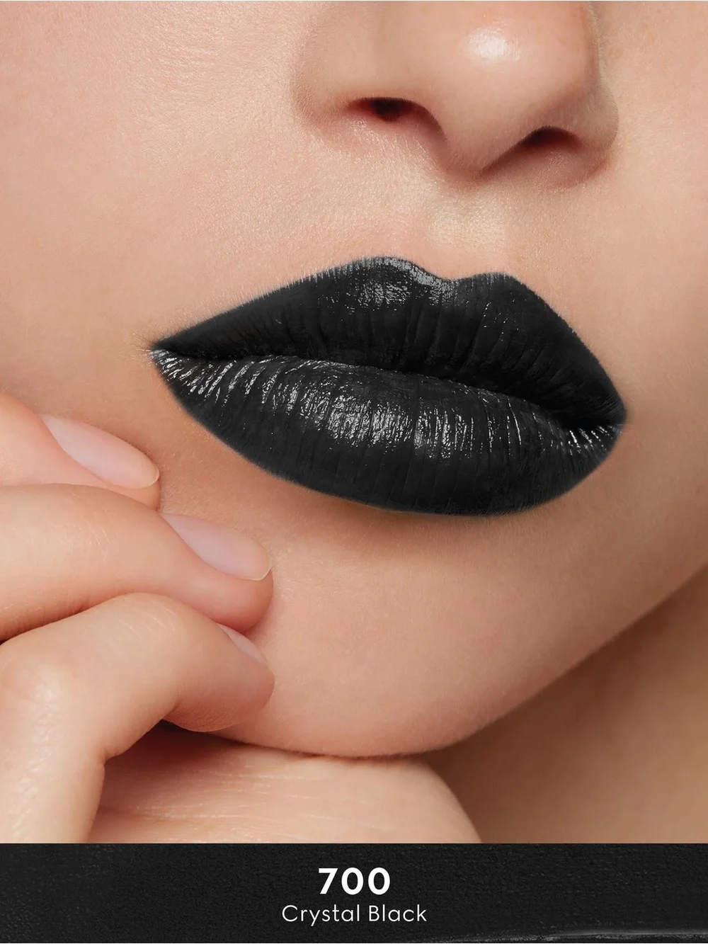 Gucci Black Matte Lipstick in Gold Case